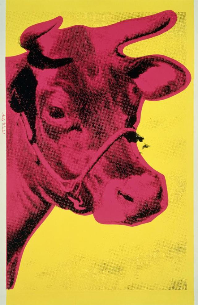 Image of Warhol Cow Wallpaper